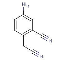 853910-50-6 5-amino-2-(cyanomethyl)benzonitrile chemical structure
