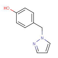 80200-09-5 4-(pyrazol-1-ylmethyl)phenol chemical structure