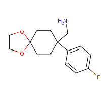887979-07-9 [8-(4-fluorophenyl)-1,4-dioxaspiro[4.5]decan-8-yl]methanamine chemical structure