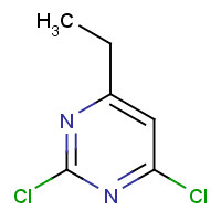 6554-65-0 2,4-dichloro-6-ethylpyrimidine chemical structure