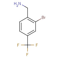 1001109-50-7 [2-bromo-4-(trifluoromethyl)phenyl]methanamine chemical structure