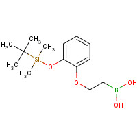 1169835-57-7 2-[2-[tert-butyl(dimethyl)silyl]oxyphenoxy]ethylboronic acid chemical structure
