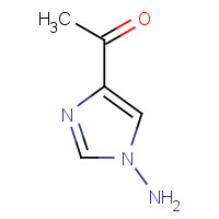 203060-60-0 1-(1-aminoimidazol-4-yl)ethanone chemical structure