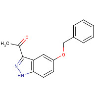 1386457-57-3 1-(5-phenylmethoxy-1H-indazol-3-yl)ethanone chemical structure