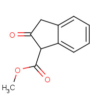 104620-34-0 methyl 2-oxo-1,3-dihydroindene-1-carboxylate chemical structure