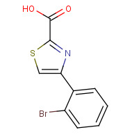 1261268-93-2 4-(2-bromophenyl)-1,3-thiazole-2-carboxylic acid chemical structure