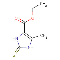 57332-78-2 ethyl 5-methyl-2-sulfanylidene-1,3-dihydroimidazole-4-carboxylate chemical structure