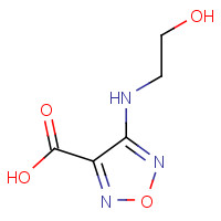 147194-40-9 4-(2-hydroxyethylamino)-1,2,5-oxadiazole-3-carboxylic acid chemical structure