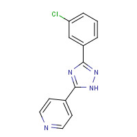 36646-19-2 4-[3-(3-chlorophenyl)-1H-1,2,4-triazol-5-yl]pyridine chemical structure