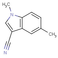 128200-46-4 1,5-dimethylindole-3-carbonitrile chemical structure