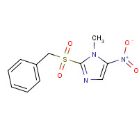 3024-15-5 2-benzylsulfonyl-1-methyl-5-nitroimidazole chemical structure