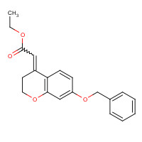 905725-44-2 ethyl 2-(7-phenylmethoxy-2,3-dihydrochromen-4-ylidene)acetate chemical structure