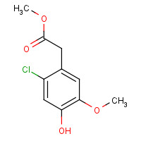 1374575-09-3 methyl 2-(2-chloro-4-hydroxy-5-methoxyphenyl)acetate chemical structure