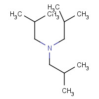 1116-40-1 2-methyl-N,N-bis(2-methylpropyl)propan-1-amine chemical structure