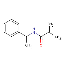 64096-95-3 2-methyl-N-(1-phenylethyl)prop-2-enamide chemical structure