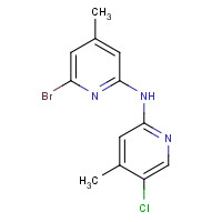 1411985-62-0 6-bromo-N-(5-chloro-4-methylpyridin-2-yl)-4-methylpyridin-2-amine chemical structure
