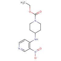 183283-21-8 ethyl 4-[(3-nitropyridin-4-yl)amino]piperidine-1-carboxylate chemical structure