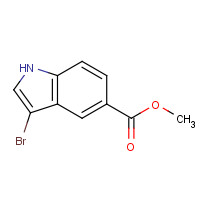 916179-88-9 methyl 3-bromo-1H-indole-5-carboxylate chemical structure