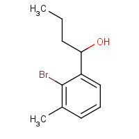 1232407-44-1 1-(2-bromo-3-methylphenyl)butan-1-ol chemical structure
