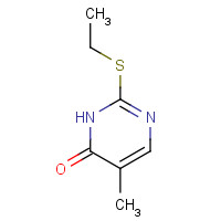13480-95-0 2-ethylsulfanyl-5-methyl-1H-pyrimidin-6-one chemical structure