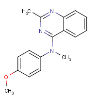827031-83-4 N-(4-methoxyphenyl)-N,2-dimethylquinazolin-4-amine chemical structure