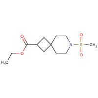 1227610-33-4 ethyl 7-methylsulfonyl-7-azaspiro[3.5]nonane-2-carboxylate chemical structure