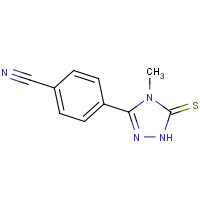950783-77-4 4-(4-methyl-5-sulfanylidene-1H-1,2,4-triazol-3-yl)benzonitrile chemical structure