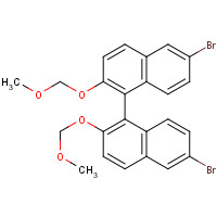 211560-97-3 6-bromo-1-[6-bromo-2-(methoxymethoxy)naphthalen-1-yl]-2-(methoxymethoxy)naphthalene chemical structure