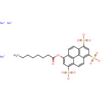 115787-84-3 trisodium;8-octanoyloxypyrene-1,3,6-trisulfonate chemical structure