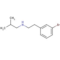919347-78-7 N-[2-(3-bromophenyl)ethyl]-2-methylpropan-1-amine chemical structure