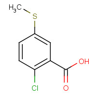 51546-12-4 2-chloro-5-methylsulfanylbenzoic acid chemical structure