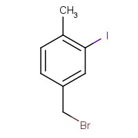 626250-55-3 4-(bromomethyl)-2-iodo-1-methylbenzene chemical structure
