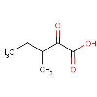 1460-34-0 3-methyl-2-oxopentanoic acid chemical structure