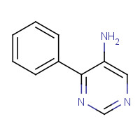 3435-23-2 4-phenylpyrimidin-5-amine chemical structure