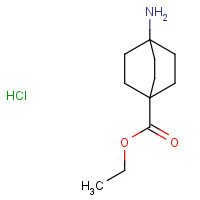 949153-20-2 ethyl 4-aminobicyclo[2.2.2]octane-1-carboxylate;hydrochloride chemical structure