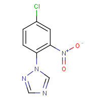 26188-23-8 1-(4-chloro-2-nitrophenyl)-1,2,4-triazole chemical structure