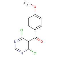 1245646-55-2 (4,6-dichloropyrimidin-5-yl)-(4-methoxyphenyl)methanone chemical structure