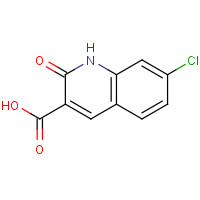 150584-61-5 7-chloro-2-oxo-1H-quinoline-3-carboxylic acid chemical structure