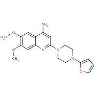 742649-91-8 2-[4-(furan-2-yl)piperazin-1-yl]-6,7-dimethoxyquinolin-4-amine chemical structure