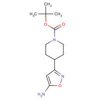 1253789-76-2 tert-butyl 4-(5-amino-1,2-oxazol-3-yl)piperidine-1-carboxylate chemical structure