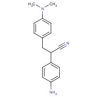 2958-49-8 2-(4-aminophenyl)-3-[4-(dimethylamino)phenyl]propanenitrile chemical structure