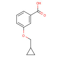 1047680-61-4 3-(cyclopropylmethoxy)benzoic acid chemical structure