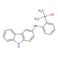1352821-35-2 2-[2-(9H-carbazol-3-ylamino)phenyl]propan-2-ol chemical structure