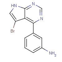 1443237-67-9 3-(5-bromo-7H-pyrrolo[2,3-d]pyrimidin-4-yl)aniline chemical structure