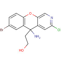 1335218-74-0 2-(5-amino-7-bromo-3-chlorochromeno[2,3-c]pyridin-5-yl)ethanol chemical structure