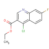 26893-13-0 ethyl 4-chloro-7-fluoroquinoline-3-carboxylate chemical structure