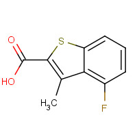 852940-49-9 4-fluoro-3-methyl-1-benzothiophene-2-carboxylic acid chemical structure