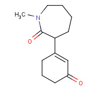 71556-70-2 1-methyl-3-(3-oxocyclohexen-1-yl)azepan-2-one chemical structure