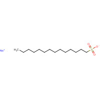 6994-45-2 sodium;tetradecane-1-sulfonate chemical structure