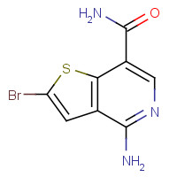 690635-45-1 4-amino-2-bromothieno[3,2-c]pyridine-7-carboxamide chemical structure